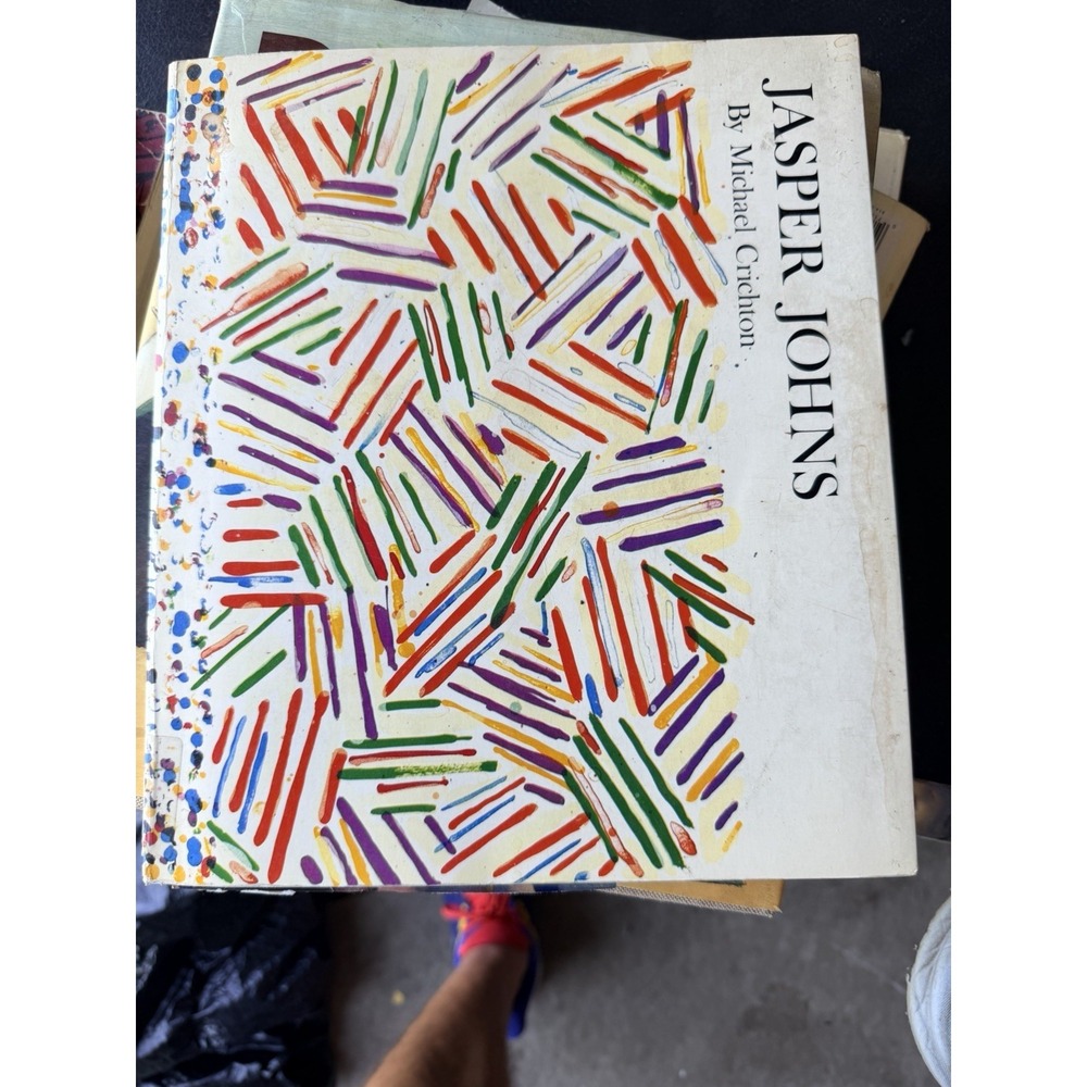 Jasper Johns Art Book Michael‎ Crichton Modern Art Lithograph Pop Art
